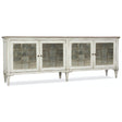 Melange White Eglomise Credenza TV Cabinet – Hooker Furniture