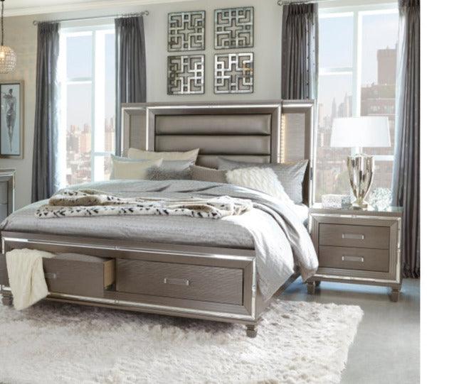 Homelegance - Tamsin 3 Piece Queen Platform Bedroom Set - 1616-1-3Set