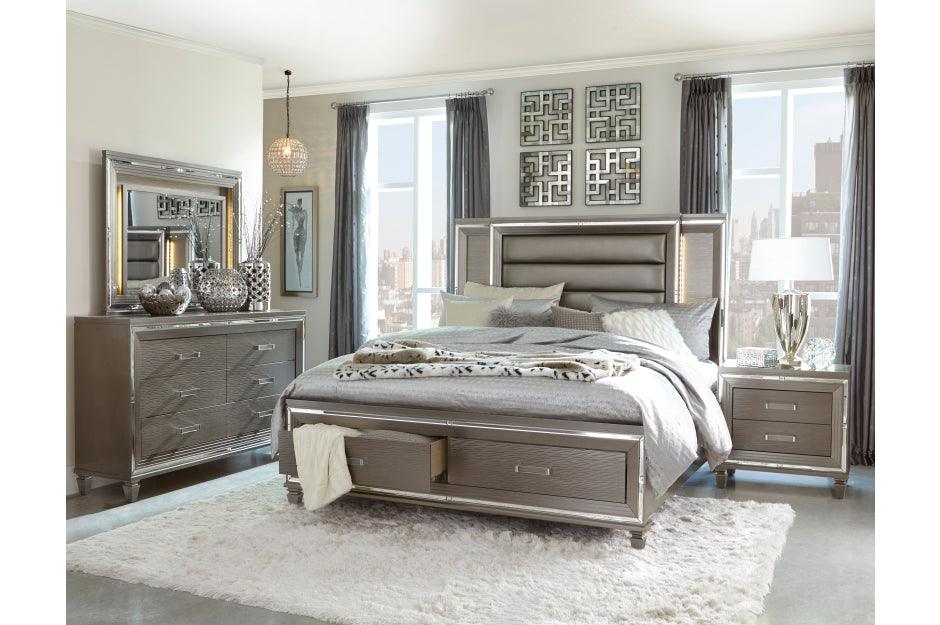 Homelegance - Tamsin 8 Piece Queen Platform Bedroom Set - 1616-1-8Set