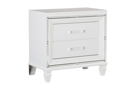 Tamsin 5 Piece Queen Platform Bedroom Set In White 1616W-1-5Set | Homelegance