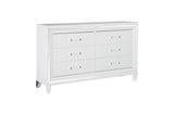 Homelegance - Tamsin 6 Piece Eastern King Platform Bedroom Set In White - 1616Wk-1Ek-6Set