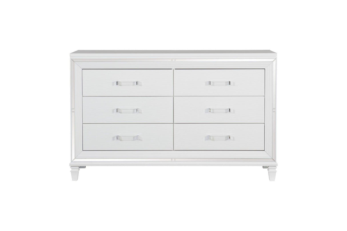 Homelegance - Tamsin 6 Piece Eastern King Platform Bedroom Set In White - 1616Wk-1Ek-6Set