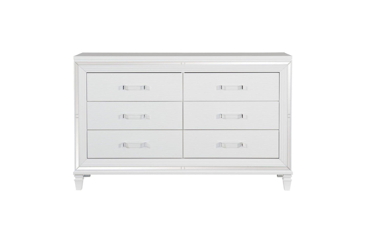 Homelegance - Tamsin 5 Piece Queen Platform Bedroom Set In White - 1616W-1-5Set