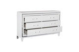 Homelegance - Tamsin 6 Piece Eastern King Platform Bedroom Set In White - 1616Wk-1Ek-6Set