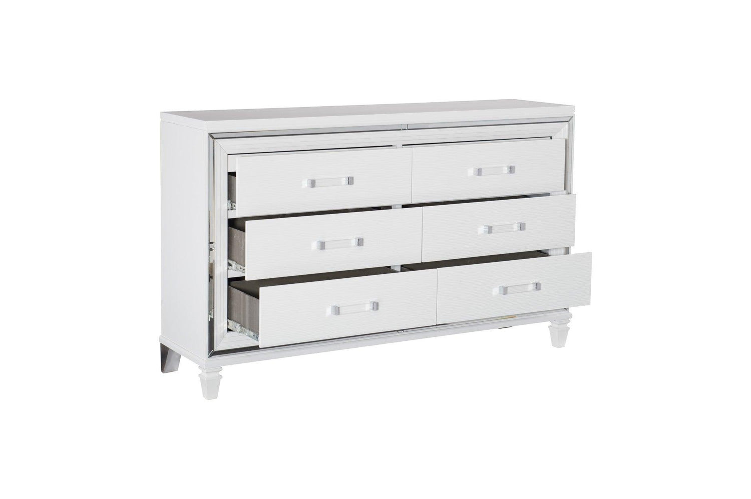 Homelegance - Tamsin Dresser With Mirror In White - 1616W-6