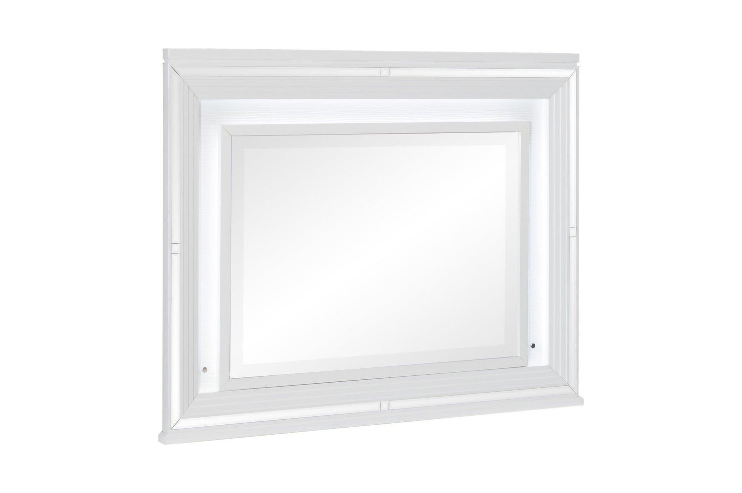 Homelegance - Tamsin Dresser With Mirror In White - 1616W-6