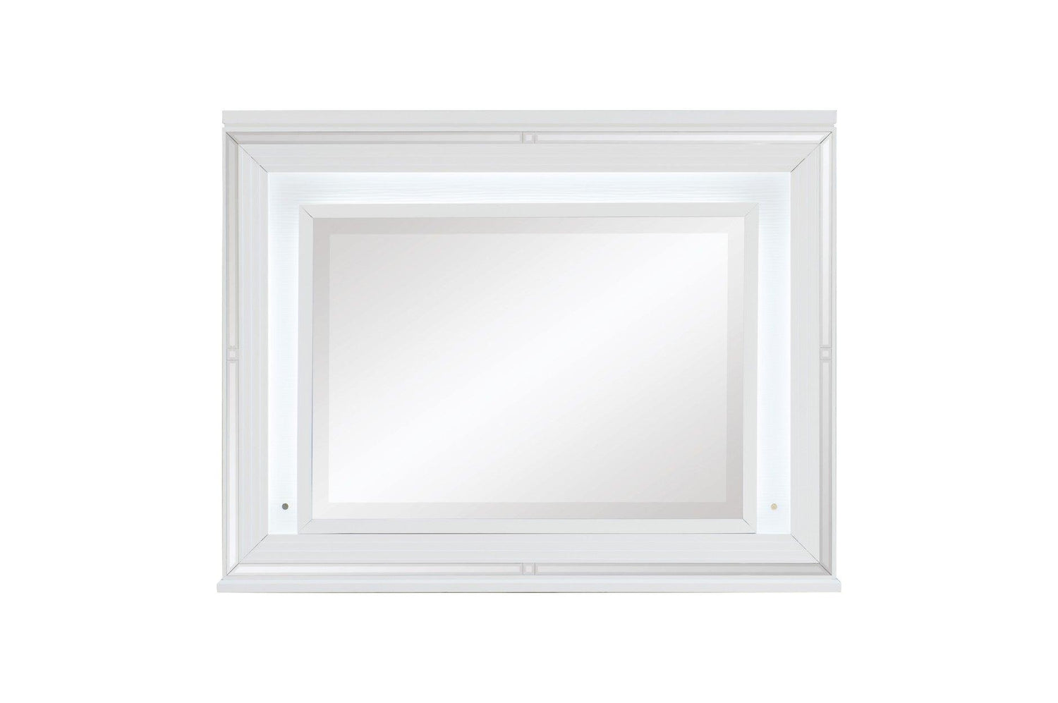 Homelegance - Tamsin Dresser With Mirror In White - 1616W-6