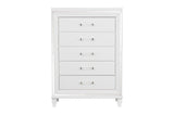 Homelegance - Tamsin 6 Piece Eastern King Platform Bedroom Set In White - 1616Wk-1Ek-6Set