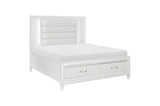 Homelegance - Tamsin 3 Piece Queen Platform Bedroom Set In White - 1616W-1-3Set