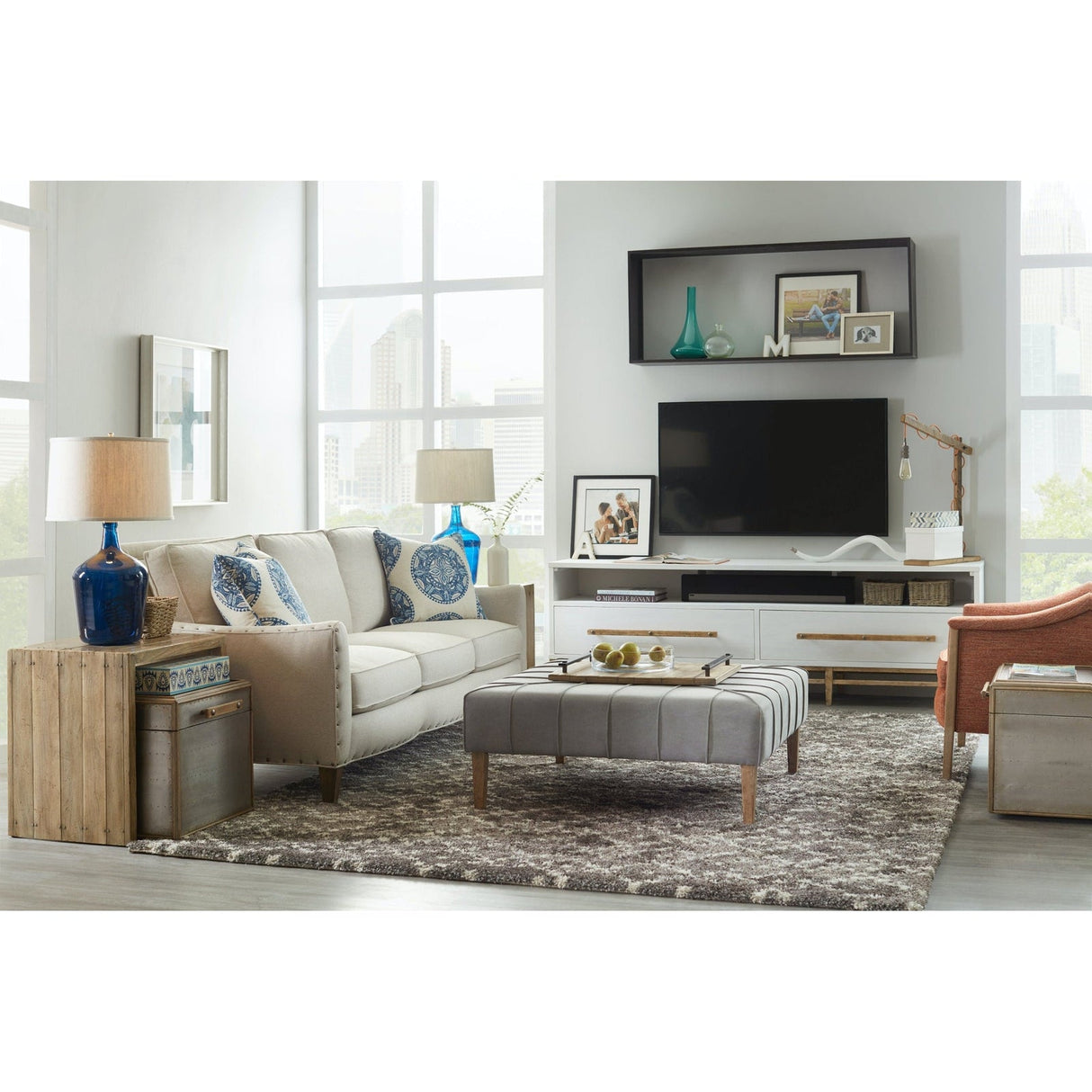 Hooker Furniture Urban Elevation Low Entertainment Console