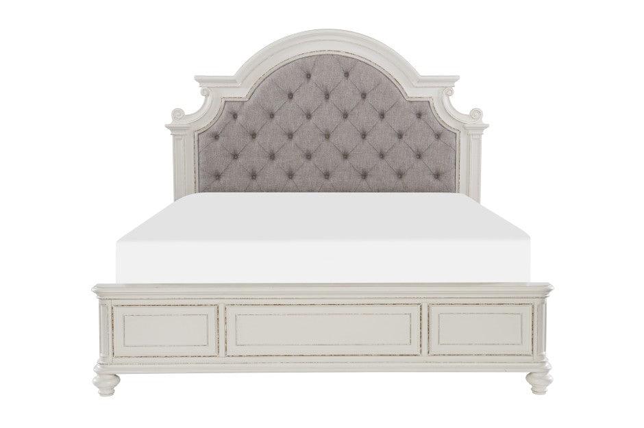 Baylesford Queen Bed In Antique White 1624W - 1* | Homelegance | Home Elegance USA
