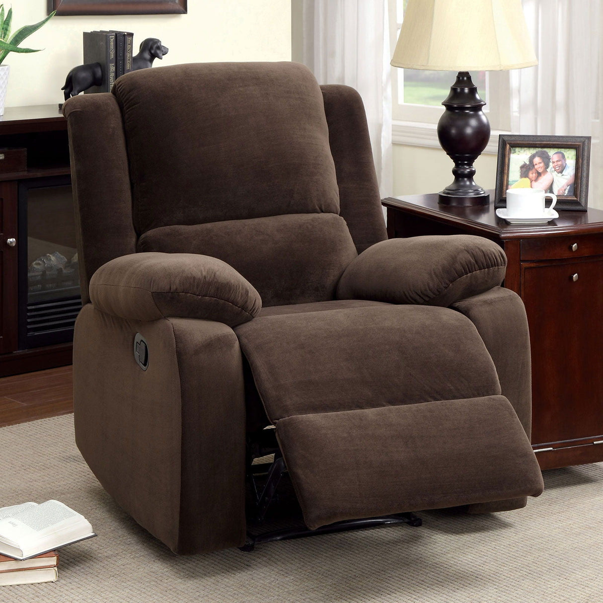 Haven - Sofa & Love Seat & Chair - Dark Brown - Home Elegance USA