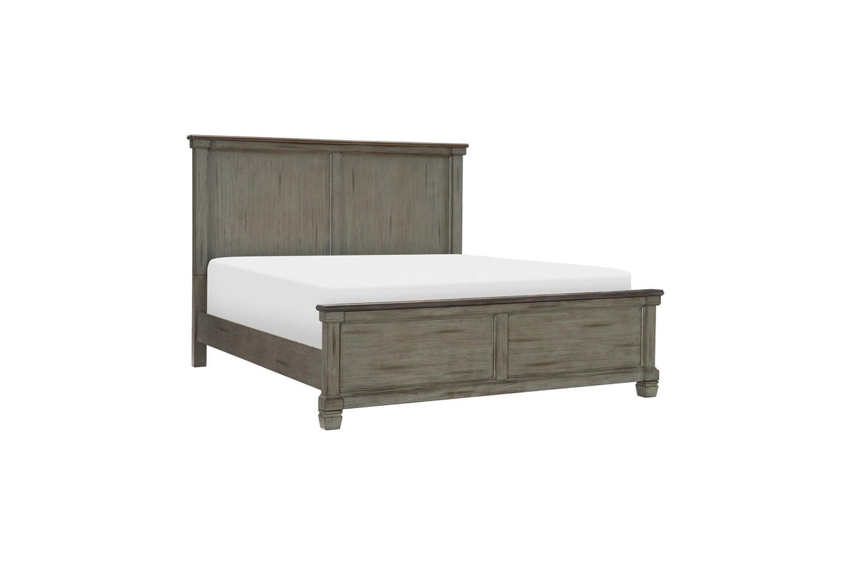 Homelegance - Weaver 6 Piece Eastern King Bedroom Set In Antique Gray - 1626Gyk-1Ek-6Set