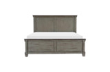 Homelegance - Weaver 3 Piece Eastern King Bedroom Set In Antique Gray - 1626Gyk-1Ek-3Set