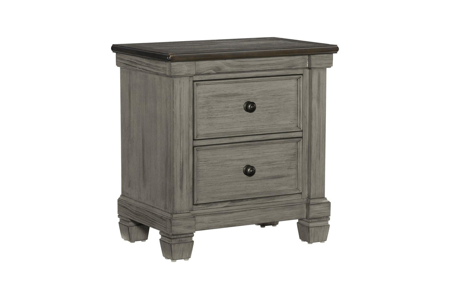 Homelegance - Weaver 6 Piece Eastern King Bedroom Set In Antique Gray - 1626Gyk-1Ek-6Set