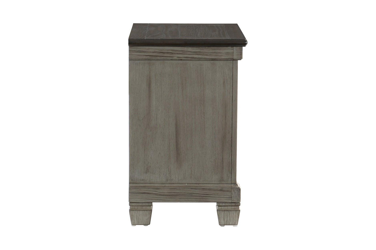 Homelegance - Weaver 3 Piece Eastern King Bedroom Set In Antique Gray - 1626Gyk-1Ek-3Set