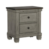 Homelegance - Weaver Night Stand In Antique Gray - 1626Gy-4