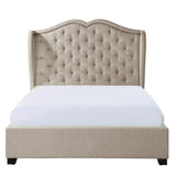 Homelegance - Waterlyn Eastern King Bed In Beige - 1639K-1Ek*