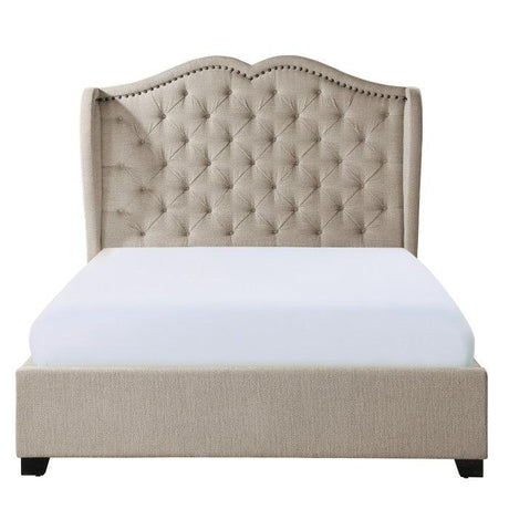Homelegance - Waterlyn Eastern King Bed In Beige - 1639K-1Ek*