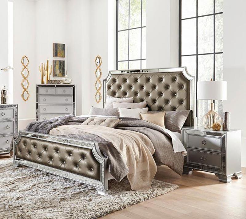 Avondale 3 Piece Eastern King Bedroom Set In Silver 1646K - 1Ek - 3Set | Homelegance | Home Elegance USA