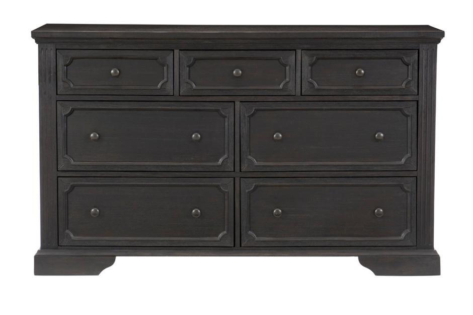 Homelegance - Bolingbrook Dresser In Wire-Brushed Charcoal - 1647-5