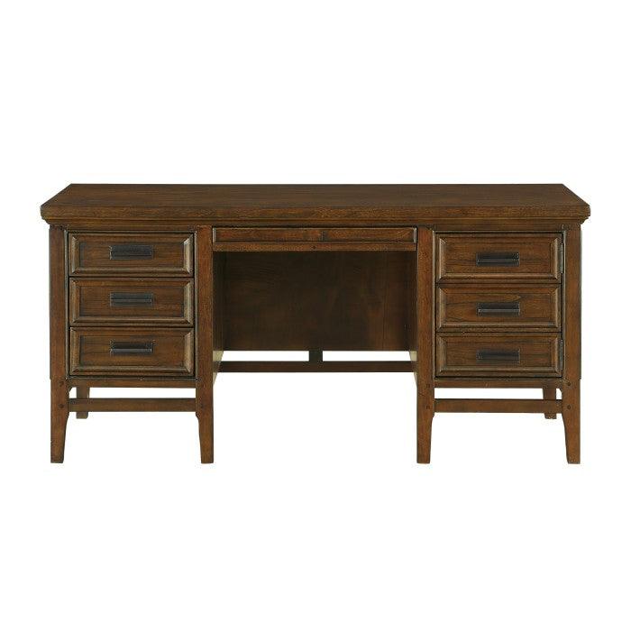 Homelegance - Frazier Park Executive Desk In Brown Cherry - 1649-17