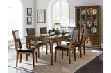 Homelegance - Frazier Park 7 Piece Dining Room Set In Brown Cherry - 1649-82-7Set