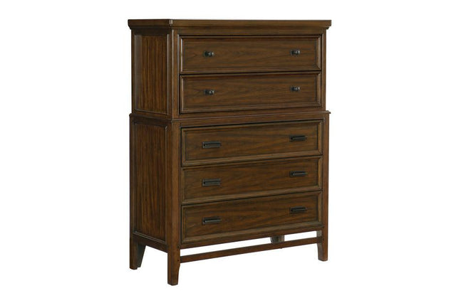 Homelegance - Frazier Park Chest In Brown Cherry - 1649-9