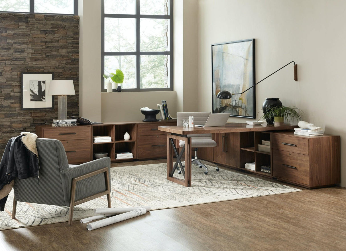 Hooker Furniture Elon Desk With Short Bookcase