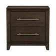 Griggs Night Stand In Dark Brown 1669-4 | Homelegance