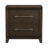 Homelegance - Griggs Night Stand In Dark Brown - 1669-4