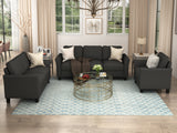 U_STYLE Polyester-blend 3 Pieces Sofa Set Home Elegance USA