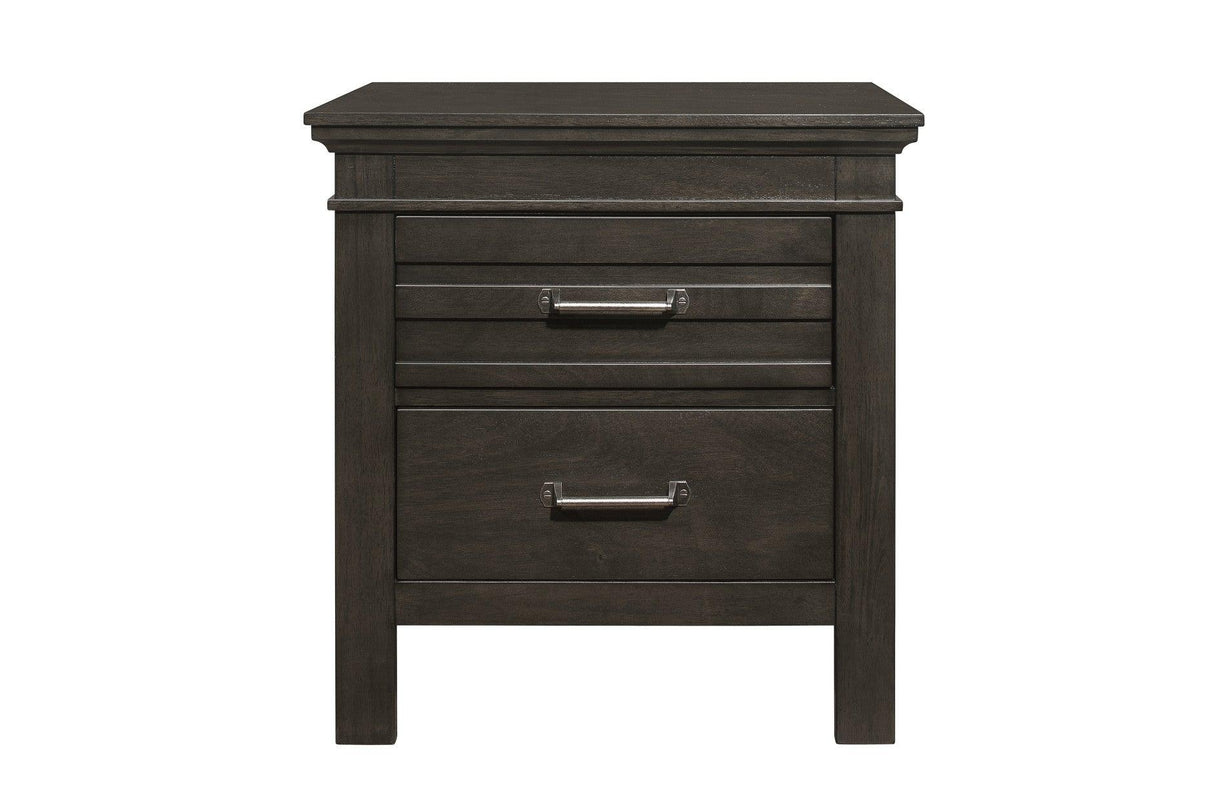 Blaire Farm 3 Piece Queen Bedroom Set In Charcoal Gray 1675 - 1 - 3Set | Homelegance | Home Elegance USA