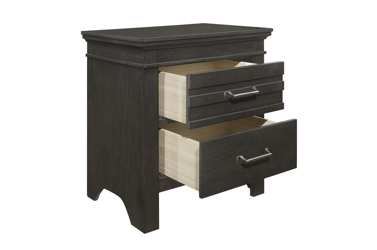 Blaire Farm 5 Piece Queen Bedroom Set In Charcoal Gray 1675 - 1 - 5Set | Homelegance | Home Elegance USA