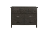 Blaire Farm Dresser With Mirror In Charcoal 1675 - 6 | Homelegance | Home Elegance USA