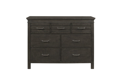 Blaire Farm Dresser With Mirror In Charcoal 1675-6 | Homelegance