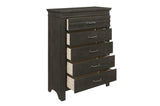 Blaire Farm 6 Piece Eastern King Bedroom Set In Charcoal Gray 1675K - 1Ek - 6Set | Homelegance | Home Elegance USA