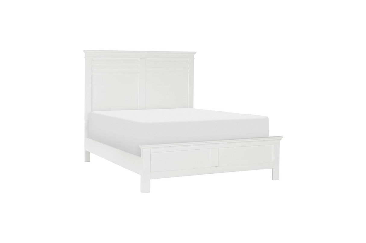 Blaire Farm Eastern King Bed In White 1675Wk - 1Ek* | Homelegance | Home Elegance USA