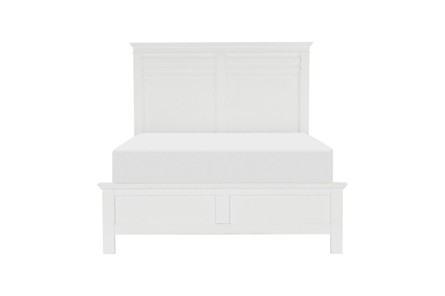 Blaire Farm Eastern King Bed In White 1675Wk - 1Ek* | Homelegance | Home Elegance USA