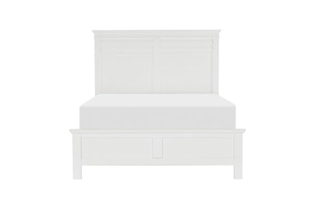 Blaire Farm 3 Piece Queen Bedroom Set In White 1675W-1-3Set | Homelegance