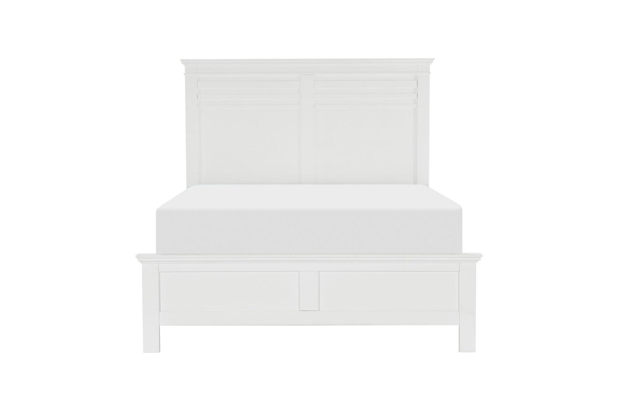 Blaire Farm Queen Bed In White 1675W - 1* | Homelegance | Home Elegance USA