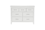 Blaire Farm Dresser With Mirror In White 1675W - 6 | Homelegance | Home Elegance USA