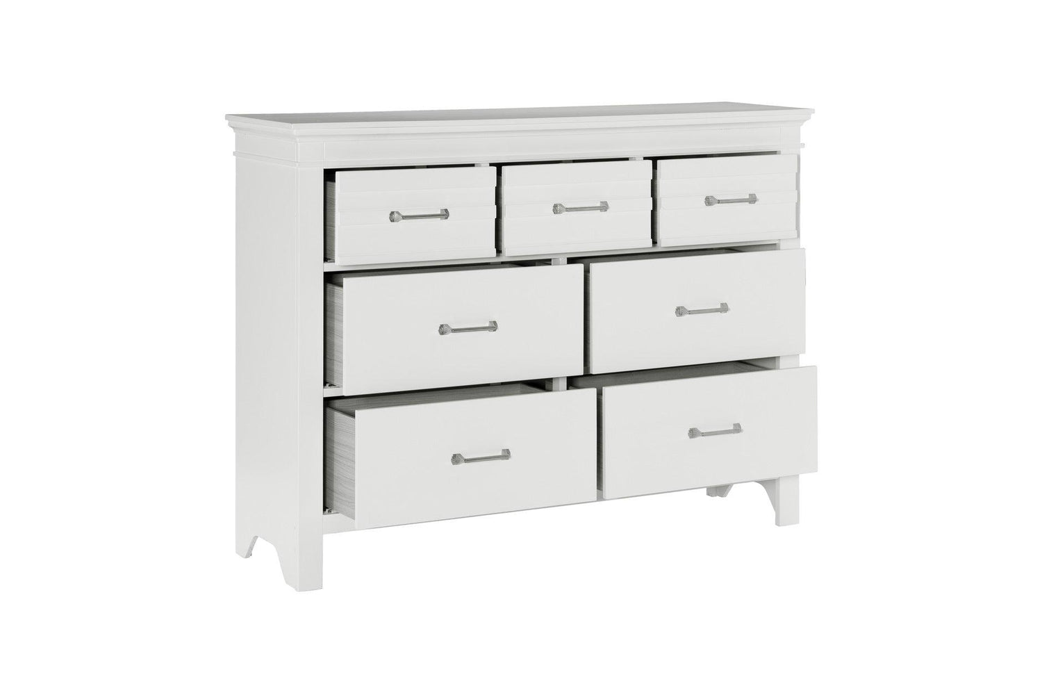 Blaire Farm Dresser With Mirror In White 1675W - 6 | Homelegance | Home Elegance USA