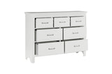 Blaire Farm Dresser With Mirror In White 1675W - 6 | Homelegance | Home Elegance USA