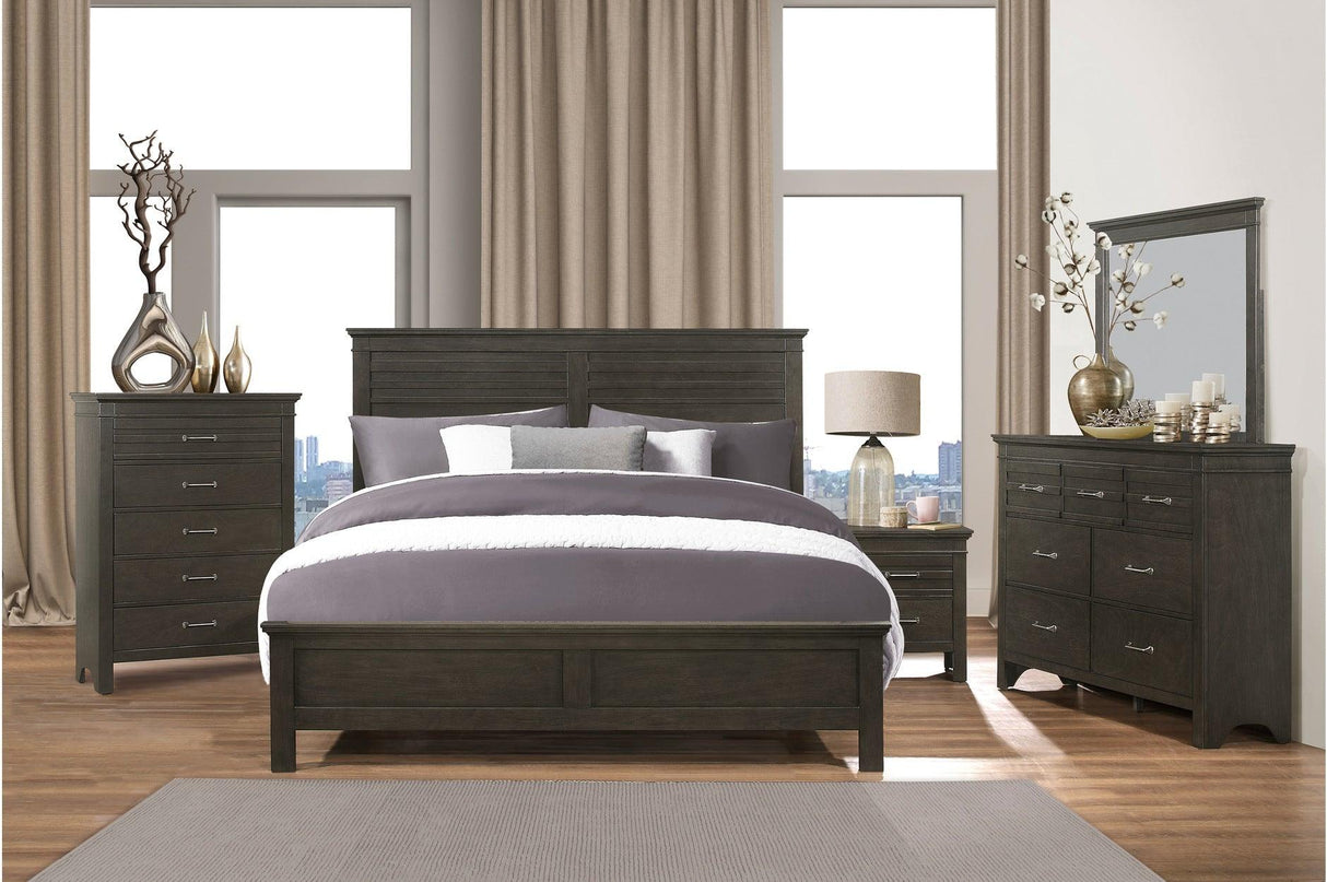 Blaire Farm Eastern King Bed In Charcoal 1675K - 1Ek* | Homelegance | Home Elegance USA