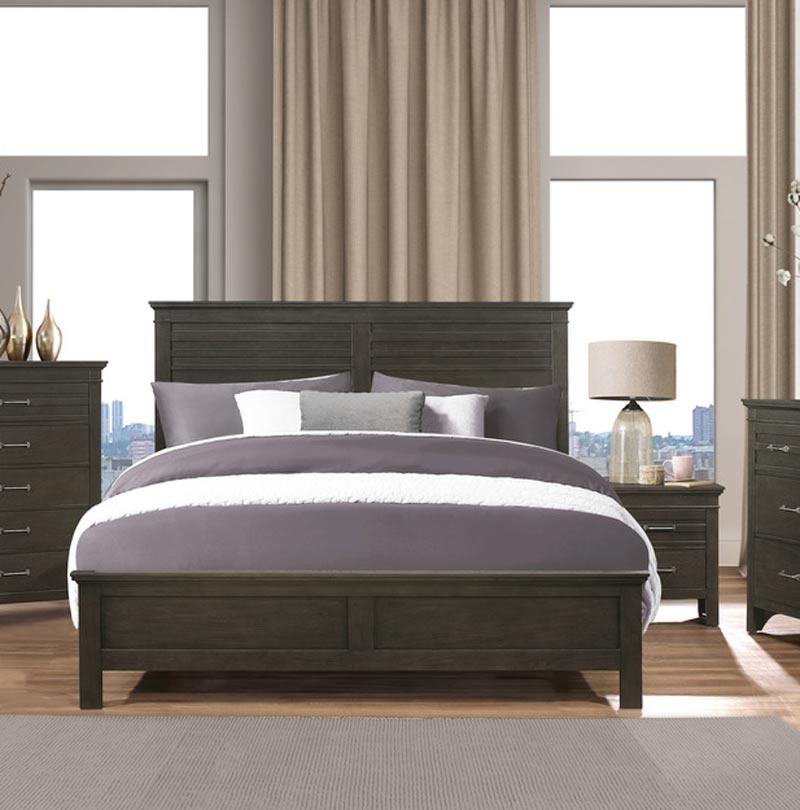 Blaire Farm 3 Piece Queen Bedroom Set In Charcoal Gray 1675 - 1 - 3Set | Homelegance | Home Elegance USA