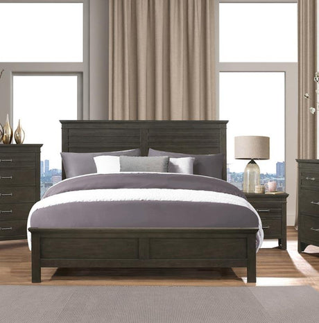Blaire Farm 3 Piece Queen Bedroom Set In Charcoal Gray 1675 - 1 - 3Set | Homelegance | Home Elegance USA