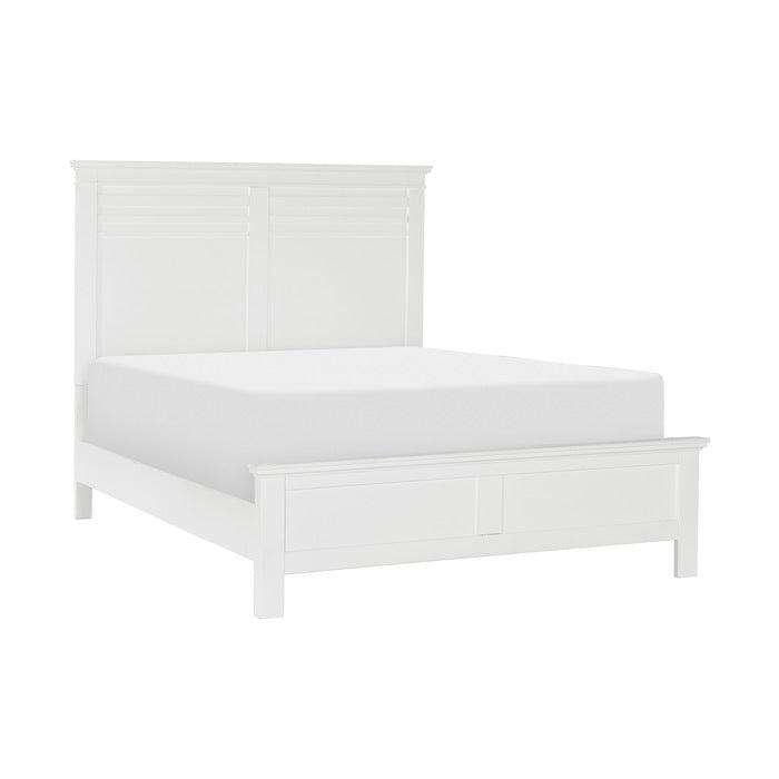 Blaire Farm Eastern King Bed In White 1675Wk - 1Ek* | Homelegance | Home Elegance USA