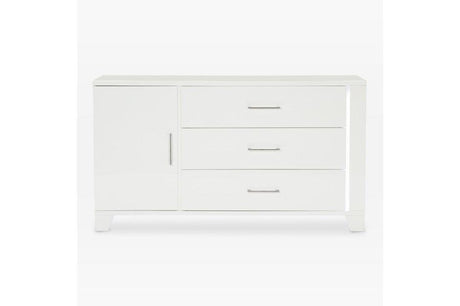 Homelegance - Kerren Dresser, Led Lighting In White High Gloss - 1678W-5