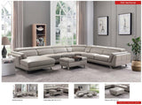 Esf Furniture - Sectional Left In Light Grey - 582-Sectional Left